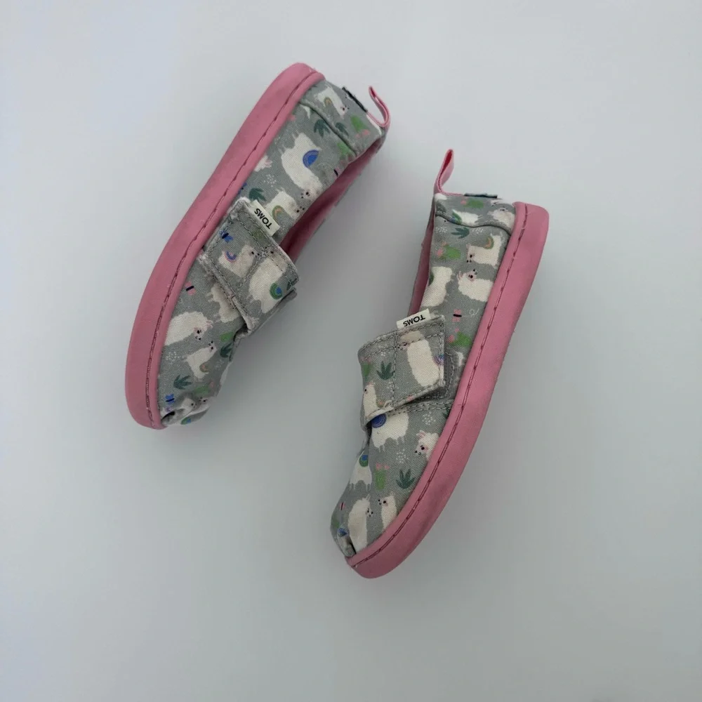 Toms Girls Alpargata Espadrilles Grey